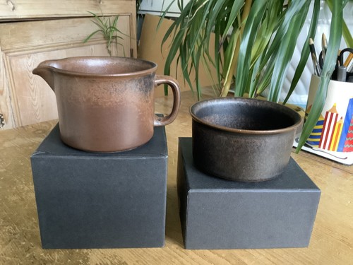 Arabia finland ruska stoneware - ruska,