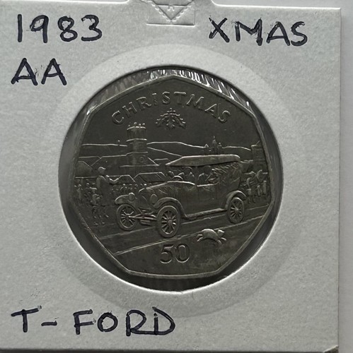 Isle man christmas 1983 - of, 50p