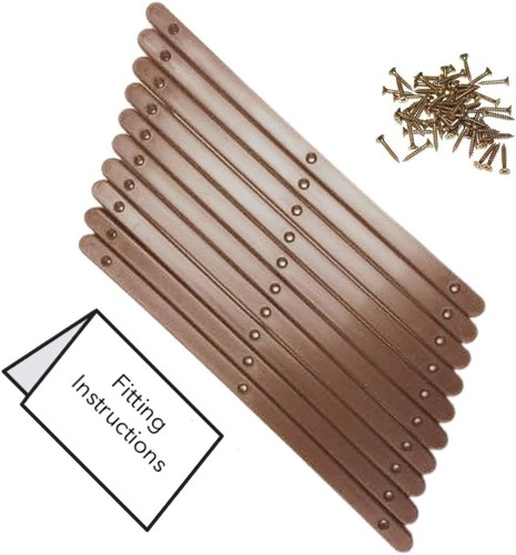 Brown plastic - 10,