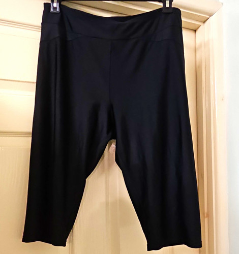 Yours black cropped leggings - yours,,