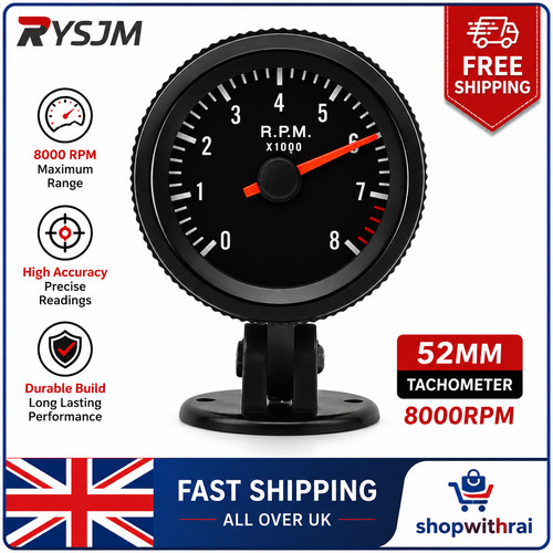 52mm rev counter 0 - 52mm,