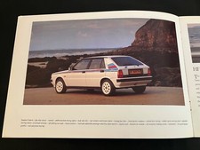 Lancia Delta HF Turbo Brochure.
