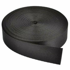 10 Yards 1 Inch Wide Black Nylon Heavy Duty Webbing Strap