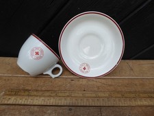 WW1 / WW2 period Red Cross marked Cup & Saucer set - Dunn Bennett & Co.  (2