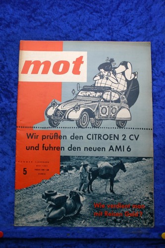 Engine citroen 2cv ami 6 - 5/61,