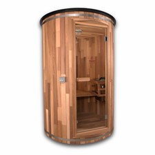 WIDO Outdoor sauna - 2 Person Traditional Cedar Barrel Sauna