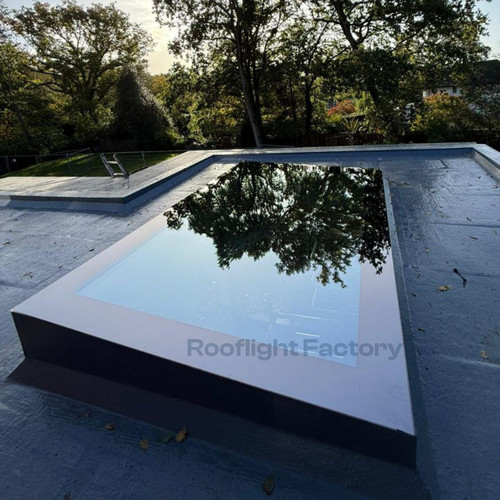 Flat roof skylight triple - skylight,