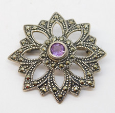 Sterling Silver, Marcasite &