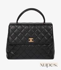 Chanel Black Quilted Caviar