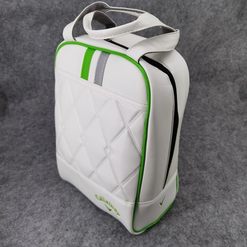 Black and white golf shoe - , bag