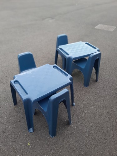 Two children play tables - children's,