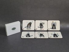Portmeirion Splat The Cat Well Done  x 6 by Rob Scotton Cork Backed Coasters