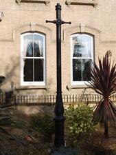 10` Tall Heavy Cast Iron Victorian Style Ladder Street Lamp Post Large