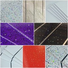 White Red Purple Black Sparkle