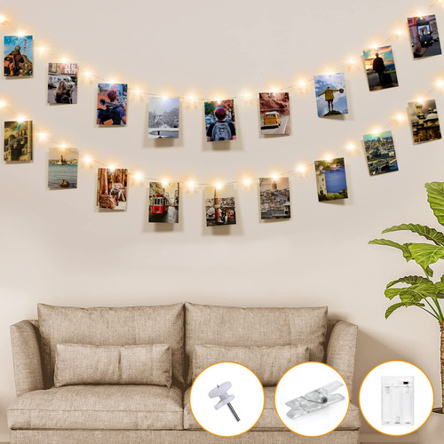Kolpop 50led photo clip - clip, string