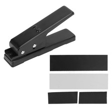 Portable Black Guitar Pick Punch Cutter For DIY Guitar Picks