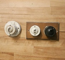 3 x CRABTREE BAKELITE AND