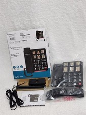 Amplicomms BigTel 40 Plus 40+ Black Corded Big Button Elderly Amplified Phone