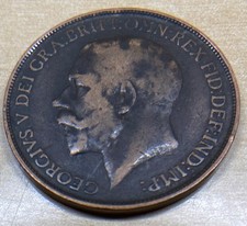 George V  1912  One Penny - 1d