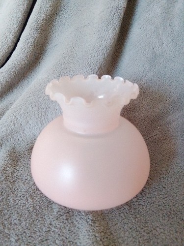 Small vintage pink - peach, glass
