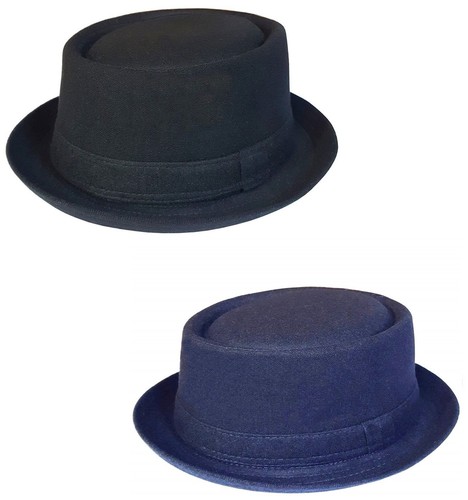Mens womens pork pie hat - or,