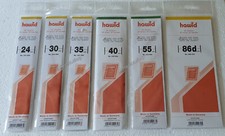 HAWID LEUCHTTURM STRISCE PER FRANCOBOLLI A SCELTA - FONDO NERO O TRASPARENTE