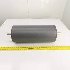 8.5" OD x 19-7/8" Face Gravity Conveyor Plastic Drum Roller 1" Shaft 24-3/8" OAL