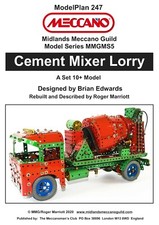 Meccano Model Plan - Cement Mixer Lorry
