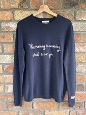 Bella Freud X Nick Cave This Morning Is Amazing Cashmere Navy Jumper Medium