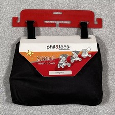 Phil & Teds UV Mesh Cover Sun Protection Black - Fits Single Navigator Strollers