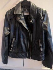 George's Black Leather Jacket