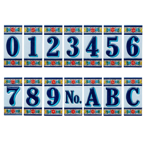 Calpe ceramic house number - calpe,