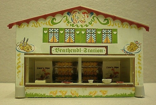 Vintage plastic building - vintage,