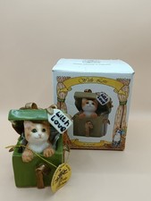 The Leonardo Collection With Love Cat Figurine 8.5cm Tall Boxed