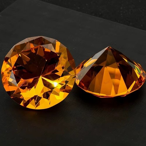 Glass crystal diamond shaped - glass,
