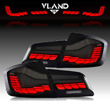 VLAND SMOKED OLED GST Tail Lights For BMW 5-Series 2010-2017 F10 M5 W/Animation