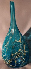 Malta Mdina Glass Vase Mint