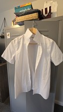 Girls White Short Sleeve