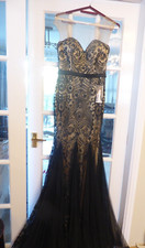 Pia Michi dress Style 2206 Black New size 38 - UK 8-10