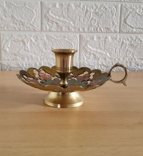 Vintage brass chamber - vintage,