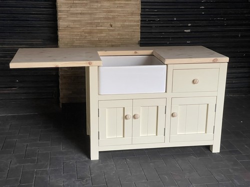 Belfast sink unit with cutlery - sink,