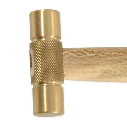 Mini brass jewellery - brass, hammer