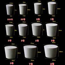  Rubber Bung Stopper Tapered