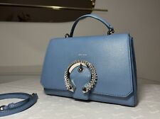 JIMMY CHOO Madeline Leather Top Handle Bag Handbag With Crystal Buckle RRP £2150