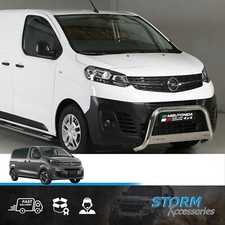 FOR VAUXHALL VIVARO 2019 ON MISUTONIDA FRONT 63MM STAINLESS STEEL BULL  A-BAR 