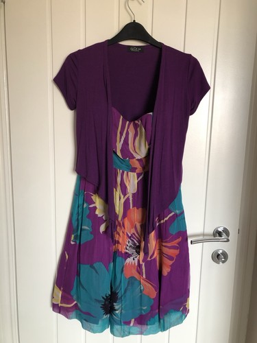 Coast purple floral - coast, strapless