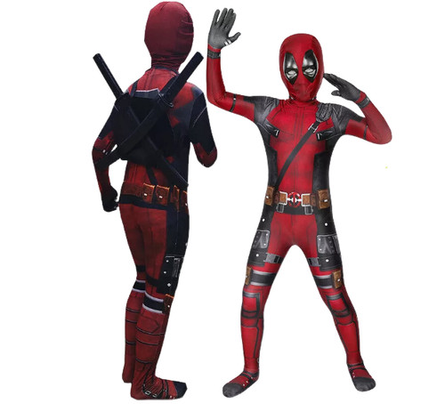 Deadpool costume cosplay kids - costume,