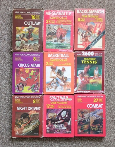 Boxed atari cartridge - atari,