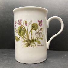 Vintage Crown Trent China Limited Viola Odorata Sweet Violet bone china mug