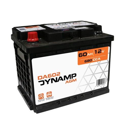 Dynamp da602 agm 60ah 680cca - dynamp,